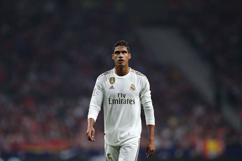 Raphael Varane in Real Madrid colours